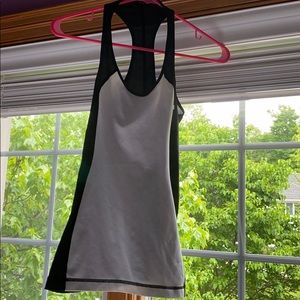 Lululemon white & black Racerback Tank